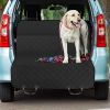 Waterproof Dog Car Seat Cover Scratchproof Pet Hammock Protector Rear Seat Mat Seatbelt