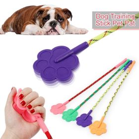 Lightweight Rubber Training Lovely Pet Pat Dog Toy Stick Correct Bad Habits Dogs Whip Trainer Punishment Device Dogs Accessories (Color: Pink)