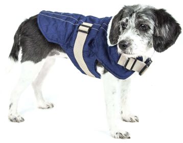 Touchdog Original Sherpa-Bark Designer Fashion-Forward Dog Coat (size: medium)