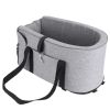 Console Pet Car Seat with Storage Pocket Booster Car Seat Portable Pet Travel Bag Machine Washable Pet Seat Fit For Small Dog Cat