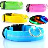 Pet Dog Nylon Safety Collar LED Light Puppy Necklace Dog Accessories