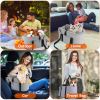 Console Pet Car Seat with Storage Pocket Booster Car Seat Portable Pet Travel Bag Machine Washable Pet Seat Fit For Small Dog Cat