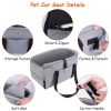 Console Pet Car Seat with Storage Pocket Booster Car Seat Portable Pet Travel Bag Machine Washable Pet Seat Fit For Small Dog Cat