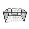 Pet Playpen Foldable Metal Square Tube Dogs Exercise Pen Outdoor Dog Playpen Kennel Fence Wire Mesh