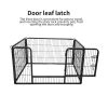 Pet Playpen Foldable Metal Square Tube Dogs Exercise Pen Outdoor Dog Playpen Kennel Fence Wire Mesh