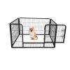 Pet Playpen Foldable Metal Square Tube Dogs Exercise Pen Outdoor Dog Playpen Kennel Fence Wire Mesh