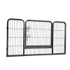 Pet Playpen Foldable Metal Square Tube Dogs Exercise Pen Outdoor Dog Playpen Kennel Fence Wire Mesh