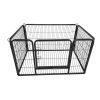 Pet Playpen Foldable Metal Square Tube Dogs Exercise Pen Outdoor Dog Playpen Kennel Fence Wire Mesh