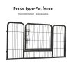 Pet Playpen Foldable Metal Square Tube Dogs Exercise Pen Outdoor Dog Playpen Kennel Fence Wire Mesh